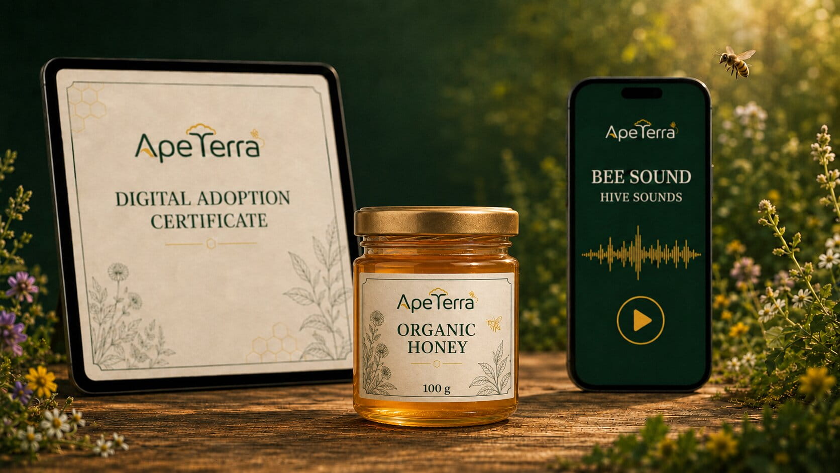 2 pixels · Bee Sound and honey