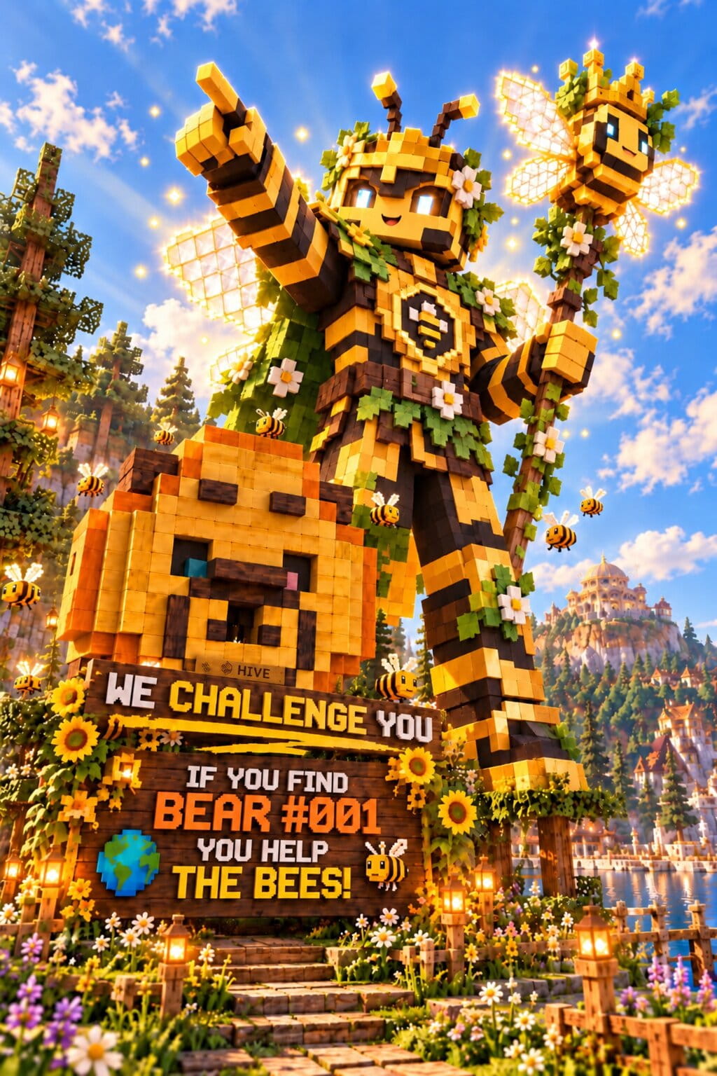 ApeTerra Challenge creative illustration featuring Bear #001